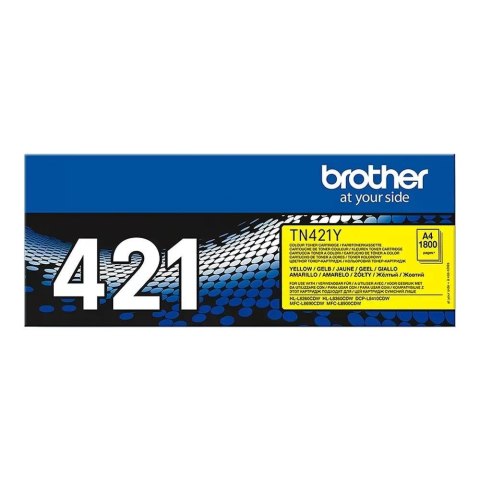 Toner Brother TN-421Y Yellow 1800str. Toner Brother TN-421Y Yellow 1800str.