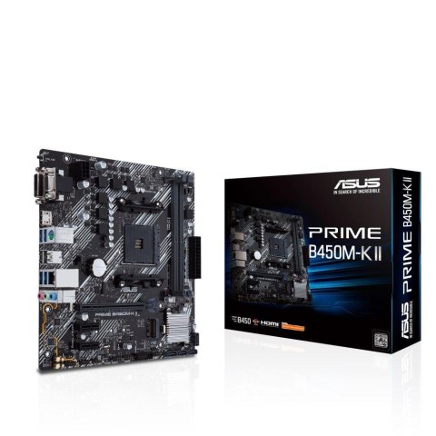 Płyta Asus PRIME B450M-K II/AMD B450/SATA3/M.2/USB3.1/PCIe3.0/AM4/mATX Płyta Asus PRIME B450M-K II/AMD B450/SATA3/M.2/USB3.1/PCIe3.0/AM4/mATX