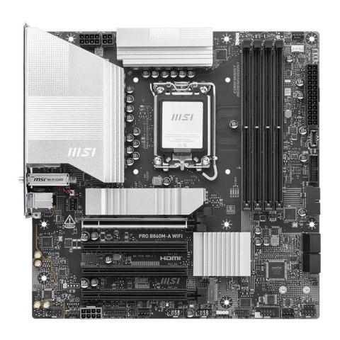 Płyta MSI PRO B860M-A WIFI /B860/DDR5/SATA3/M.2/TB4/WiFi/BT/PCIe5.0/s.1851/M-ATX
