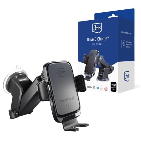Uchwyt samochodowy 3mk Drive & Charge Uchwyt samochodowy 3mk Drive & Charge