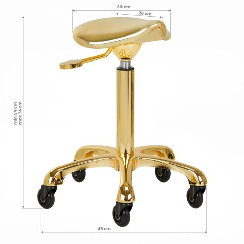 Gabbiano taboret Fine Gold Roll Speed